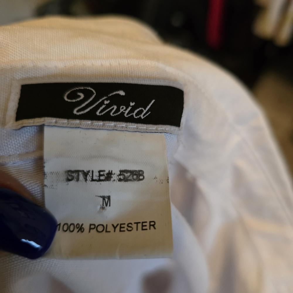 ViVI Classic White Polyester Shirt - Picture 6 of 6